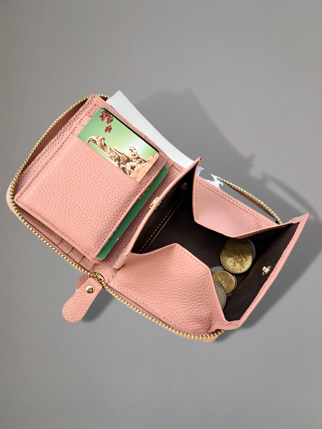 Portefeuille femme cuir<br> Le portefeuille en cuir pour femme