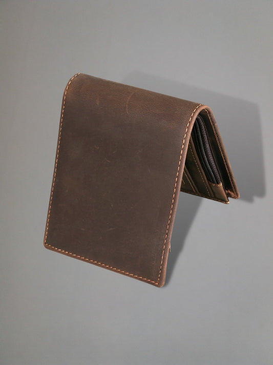 Portefeuille homme cuir marron<br> Le portefeuille homme cuir marron