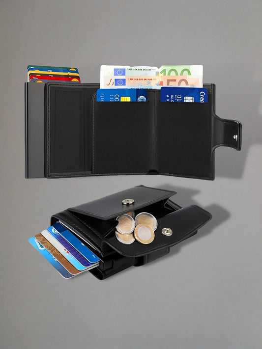 Portefeuille homme 3 volets<br> Le portefeuille 3 volets